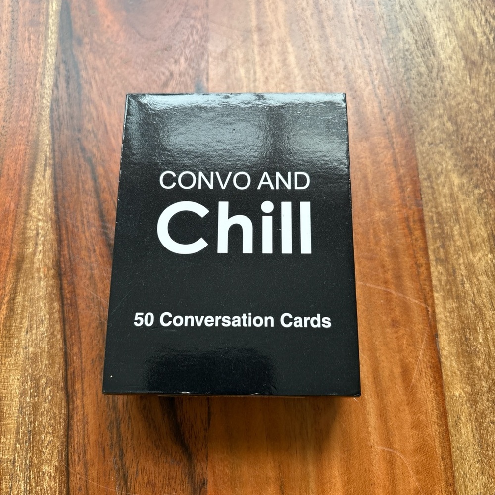 Black Conversation Card Game
